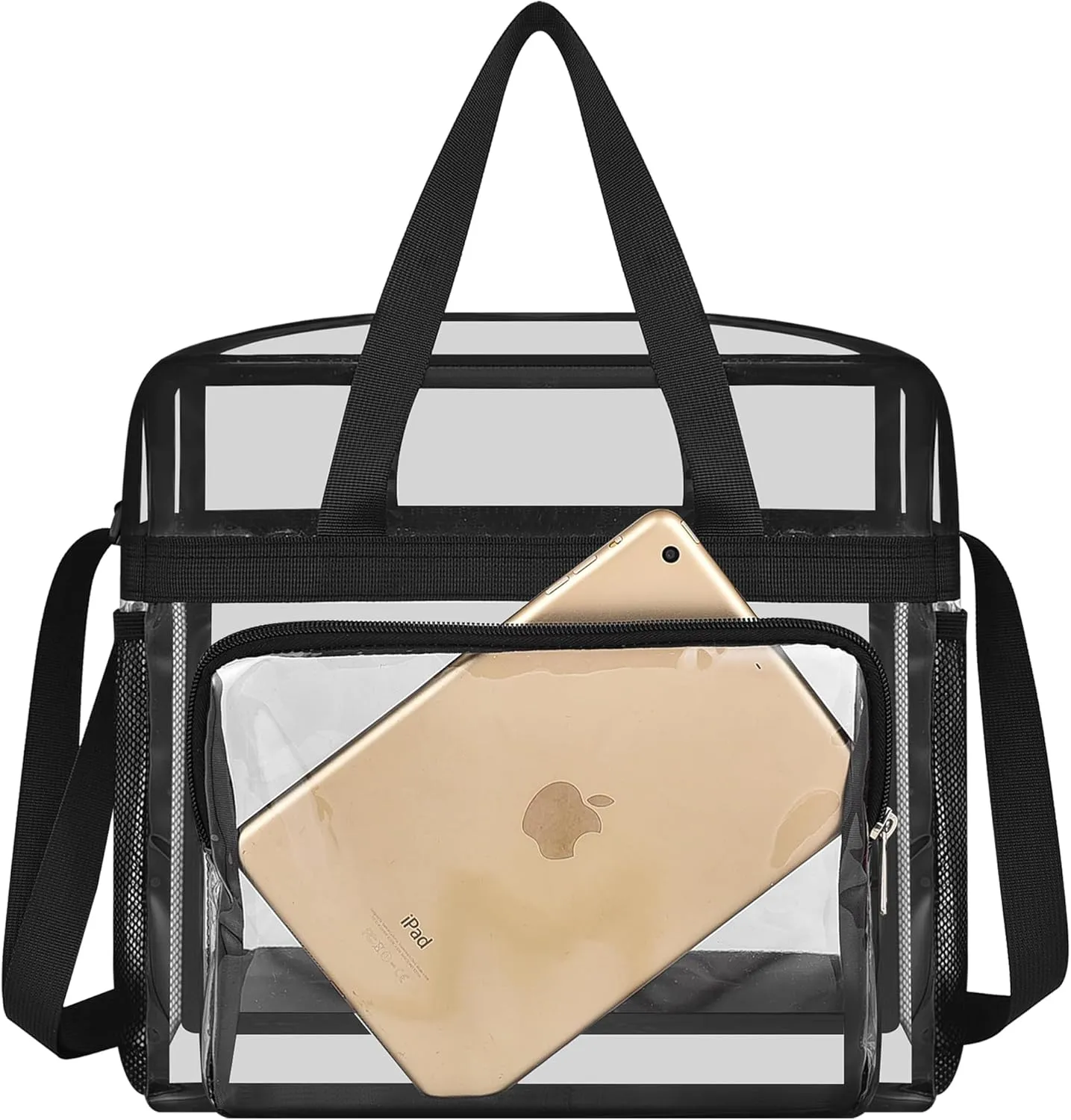 Oraben Clear Tote Bag Clear Bag Stadium Approved 12x6x12 Stadium Bag for Work, Sports Games,Gym