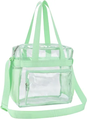 Oraben Clear Tote Bag Clear Bag Stadium Approved 12x6x12 Stadium Bag for Work, Sports Games,Gym