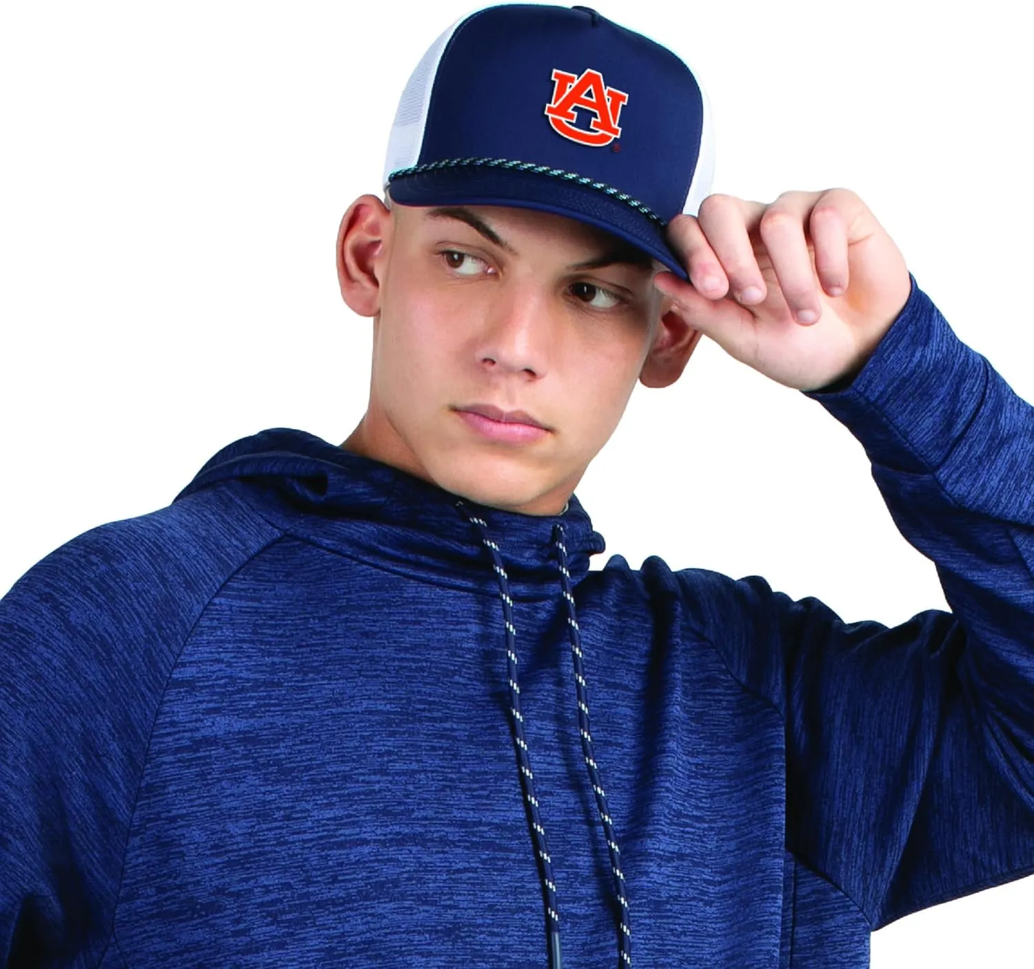 Pacific Headwear Standard NCAA Collegiate Weekender Braid Cap-Adjustable Snapback Hat, Comfortable Mesh Back