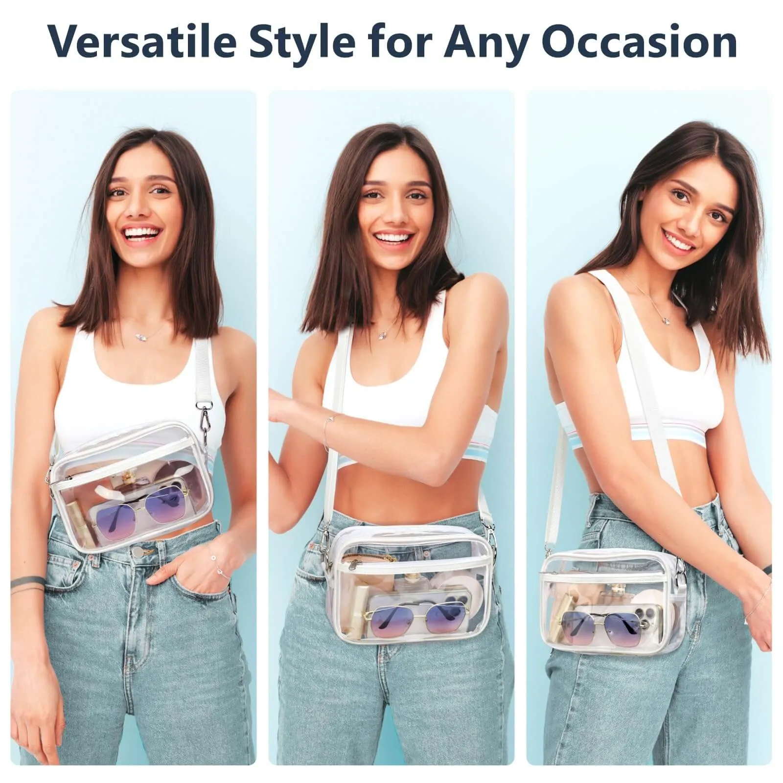 PACKISM Clear Purses for Stadium