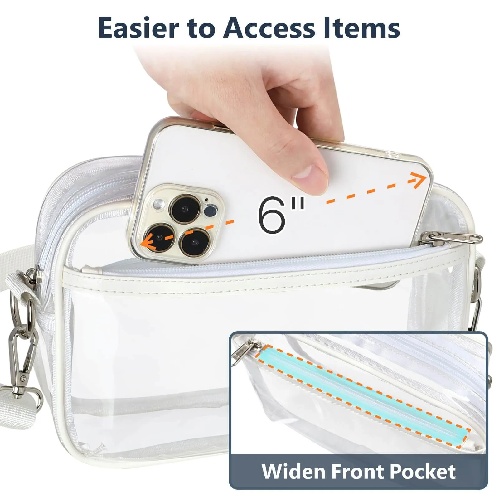PACKISM Clear Purses for Stadium