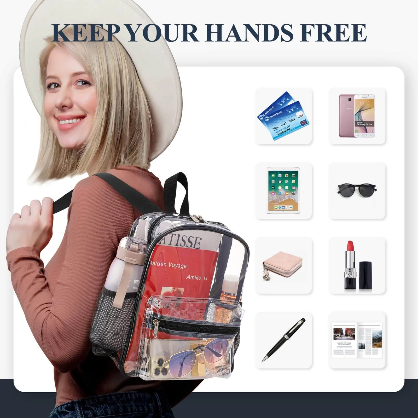 PACKISM Mini Clear Backpack