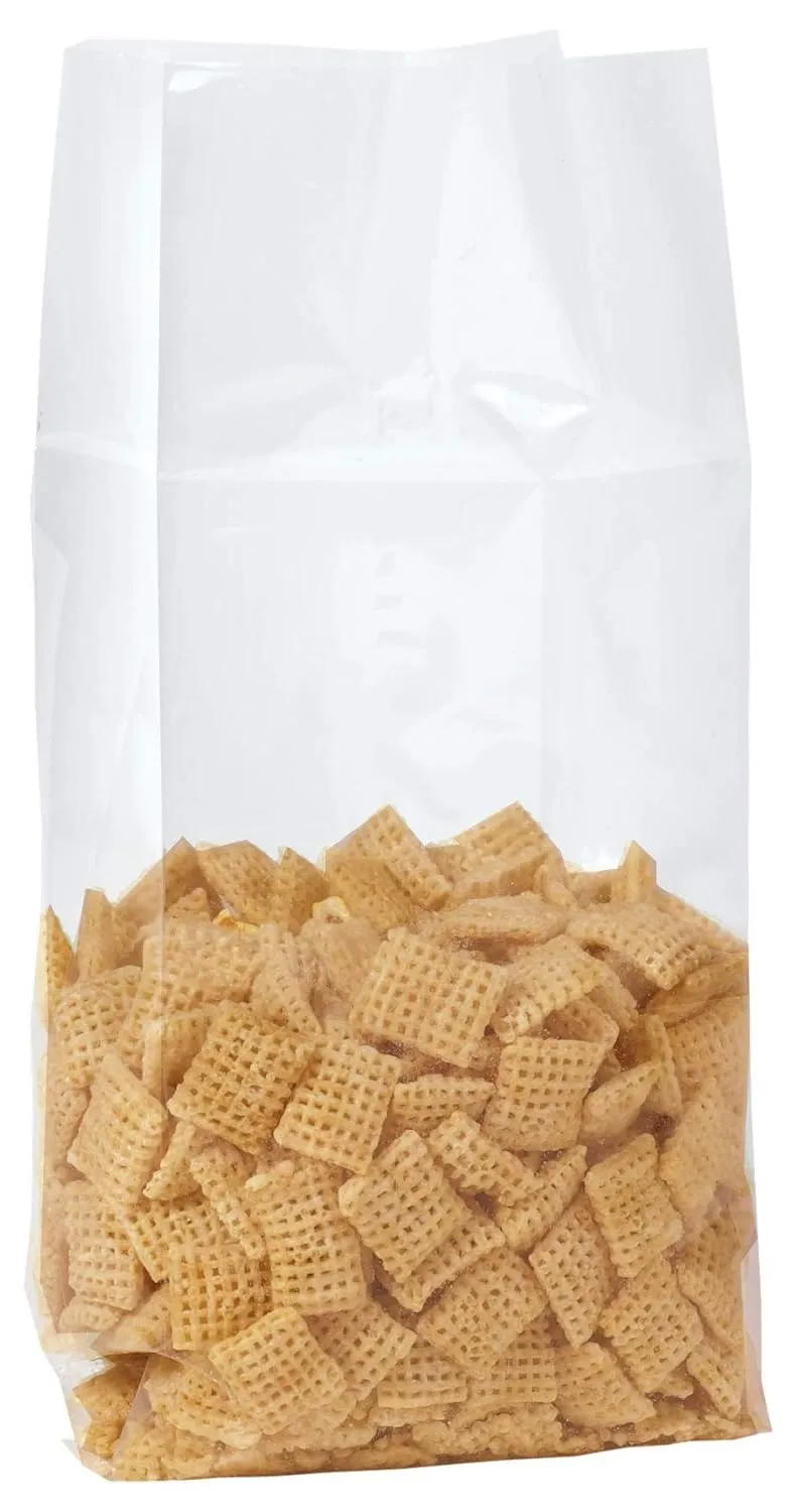 Partners Brand PPBG111 Gusseted Polypropylene Bags 1.5 Mil, 3 1/2" x 2" x 7 1/2", Clear (Pack of 2000)