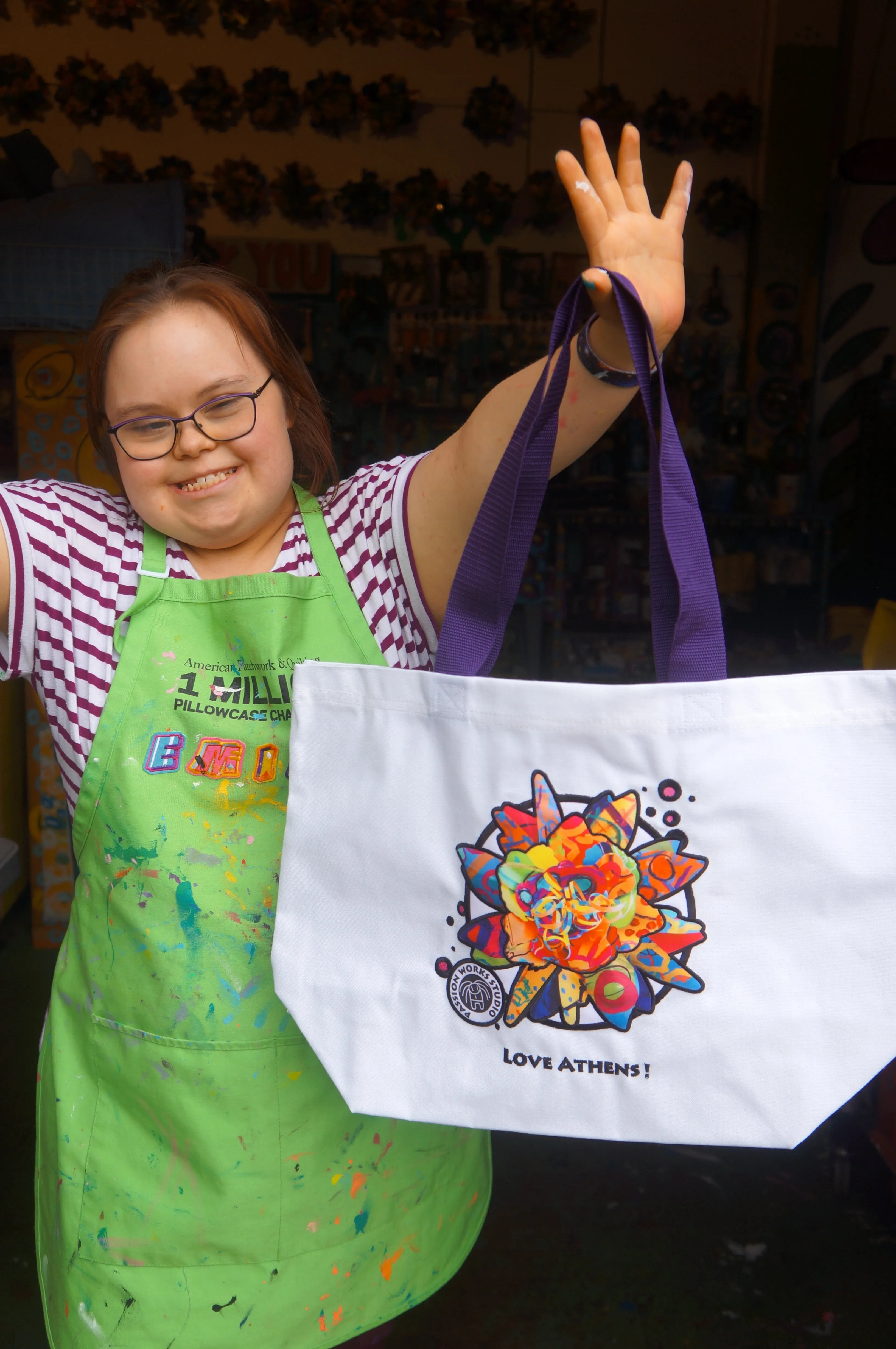 Passion Flower Tote