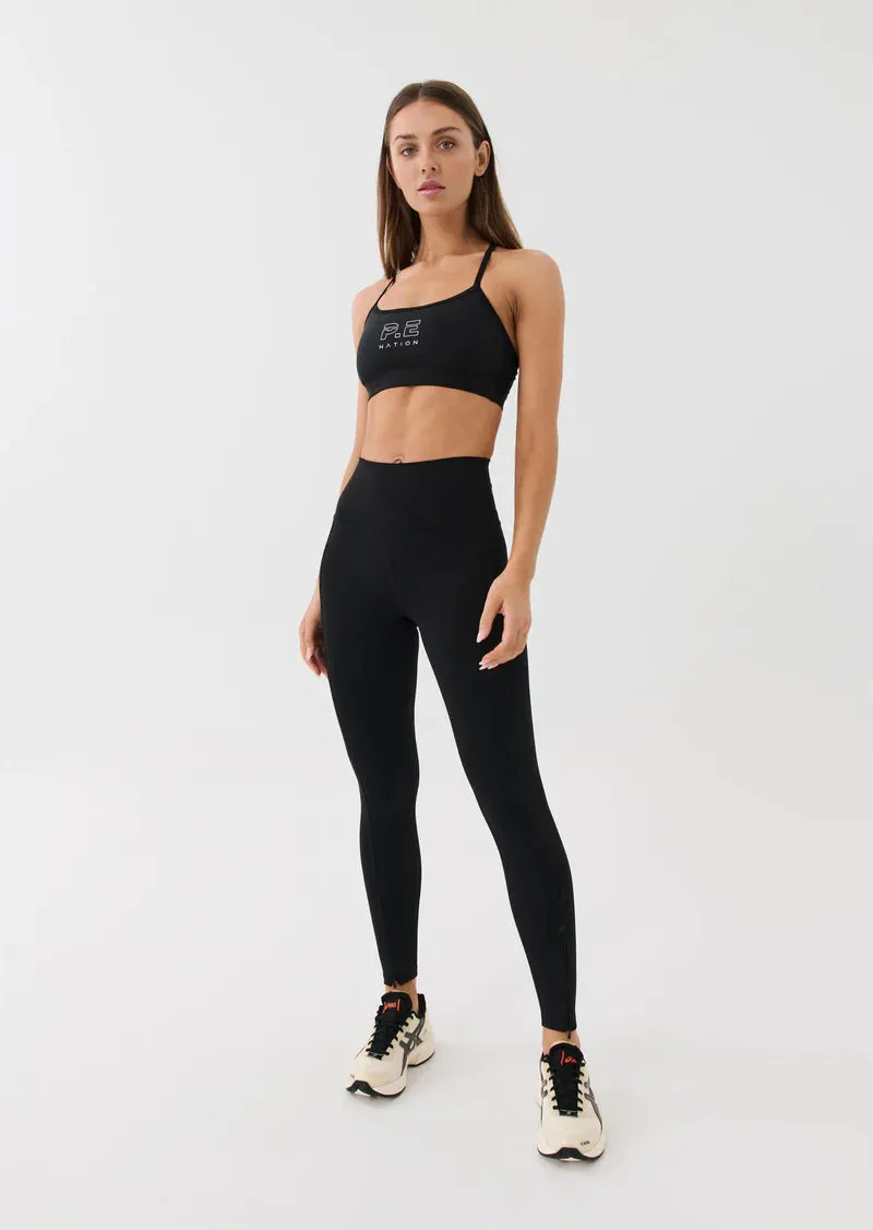 P.E NATION - Stadium Sports Bra - Black