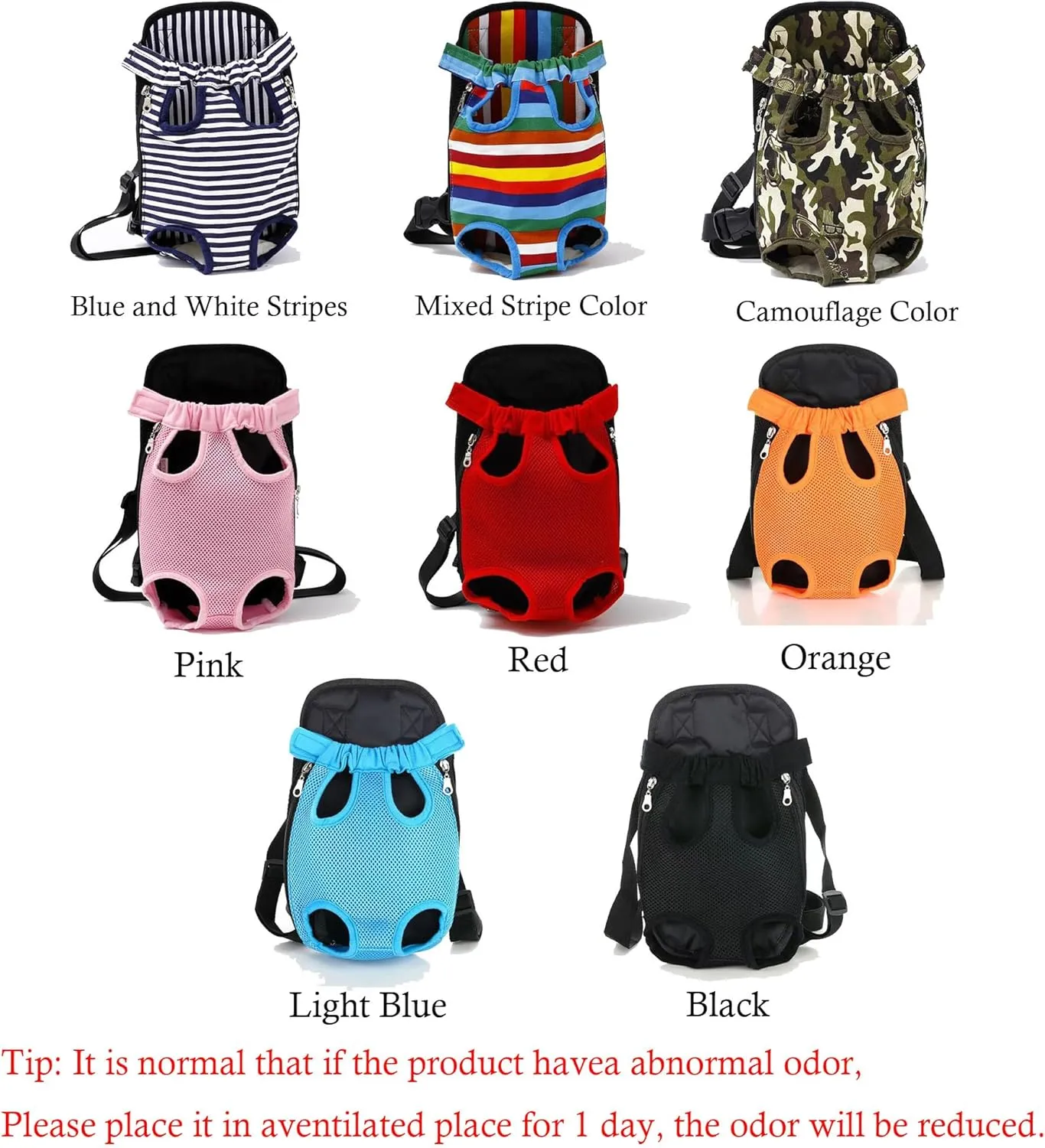 Pet Carrier Backpack, Adjustable Pet Cat Dog Carrier Backpack Travel Bag, Legs Out,Dog Carrier for Hiking Camping Travel, Sling Bag for Small Medium Dog Cat (Black, X-Large (10-15LBS))