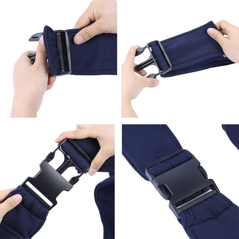 Pet Dog Sling Carrier, Adjustable Strap Hands Free Reversible Double-Sided Pouch Pet Papoose Bag Tote Bag with a Pocket Safety Belt Puppy Carrier Travel Bag Backpack for Small Dogs Cats Rabbits (Grey)