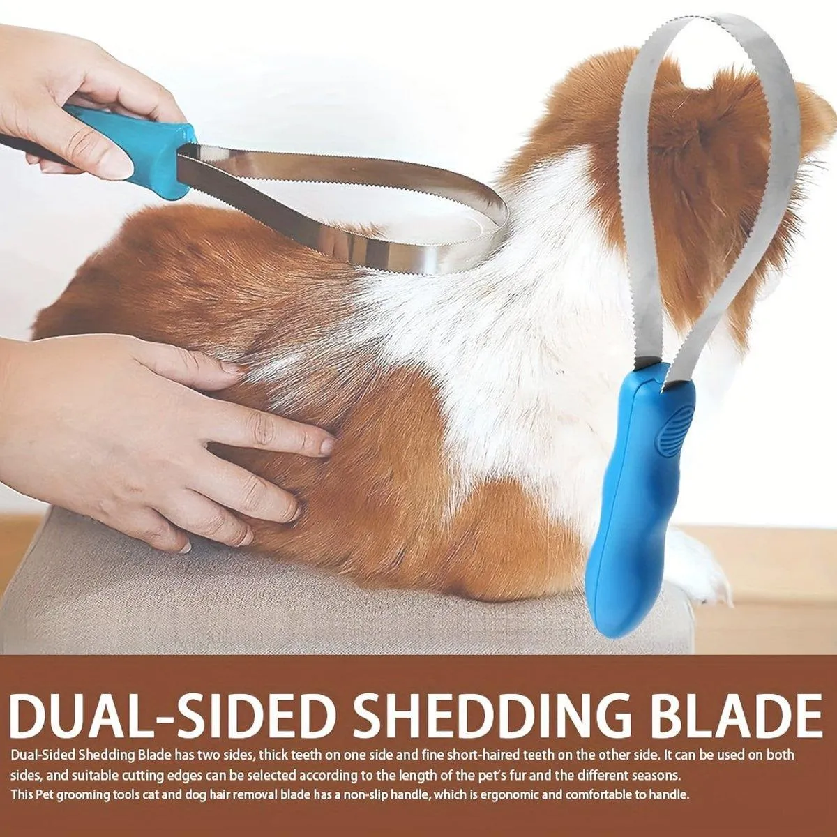 Pet Grooming Brush Cat Dog Shedding Comb Fur Remover Cleaner Tool Hair De-Shed