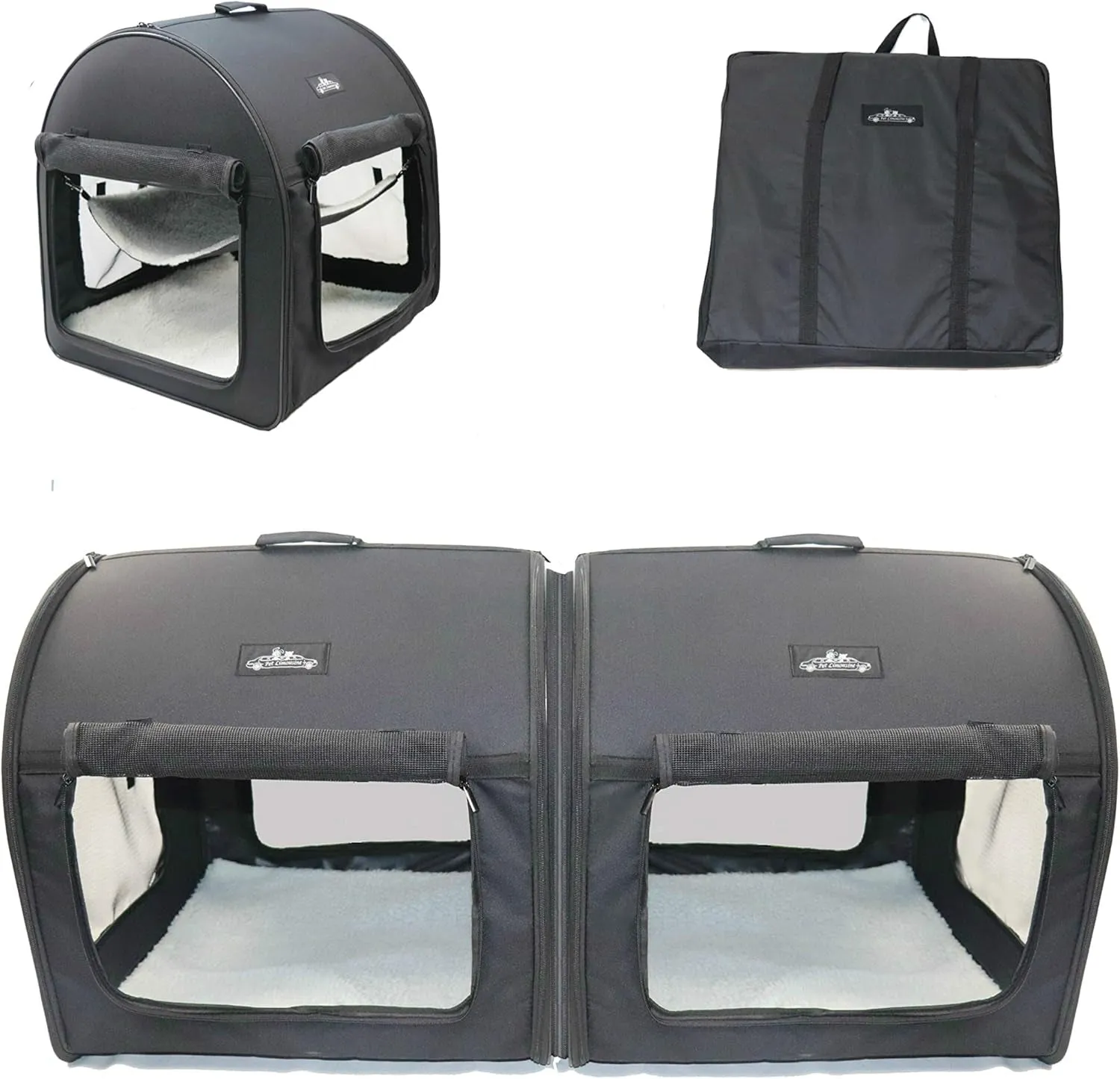 Pet Limousine Double Soft Crate