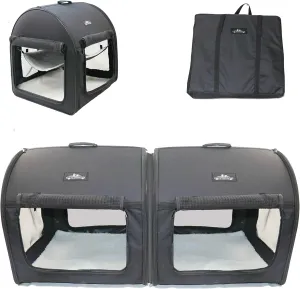 Pet Limousine Double Soft Crate