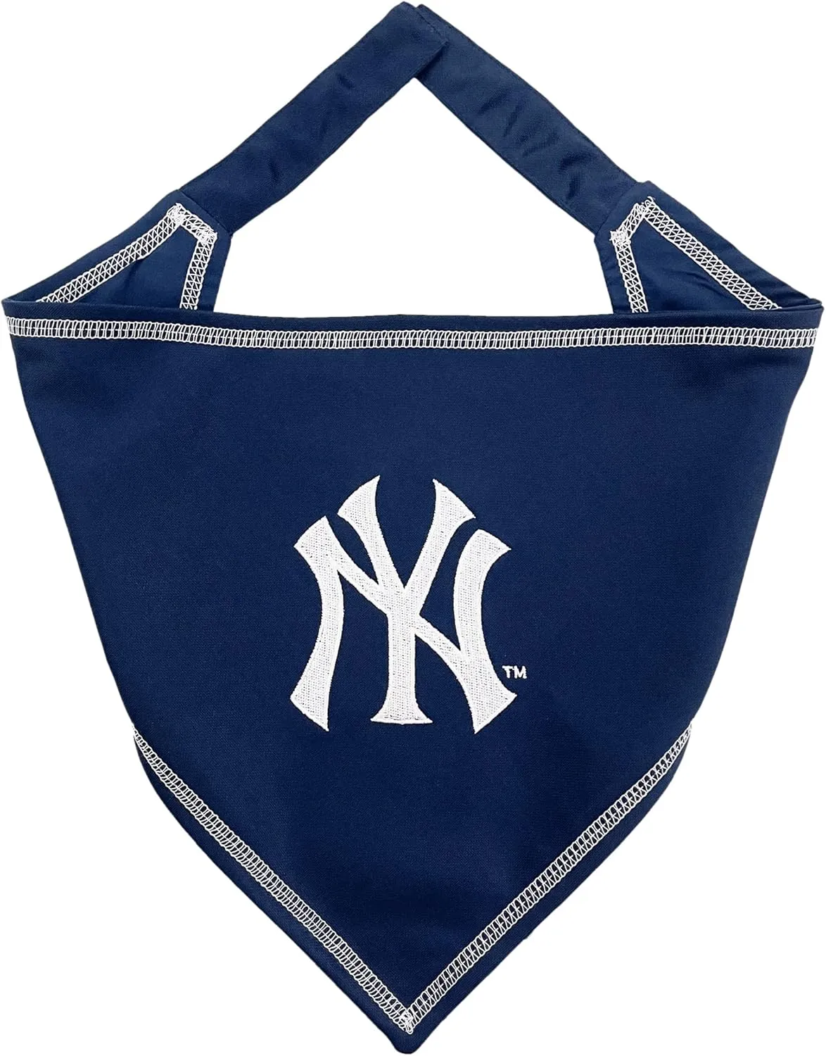 Pets First MLB New York Yankees TIE Bandana, Large/X-Large. Dog Bandana Scarf Bib for Pet Cat Dog. The Ultimate Game-Day, Party Bandanna, Birthday Event