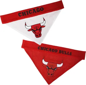 Pets First NBA Dog Bandana - Chicago Bulls Reversible Pet Bandana. 2 Sided Home & Away Sports Bandana with a PREMIUM Embroidery TEAM Logo, Large/X-Large