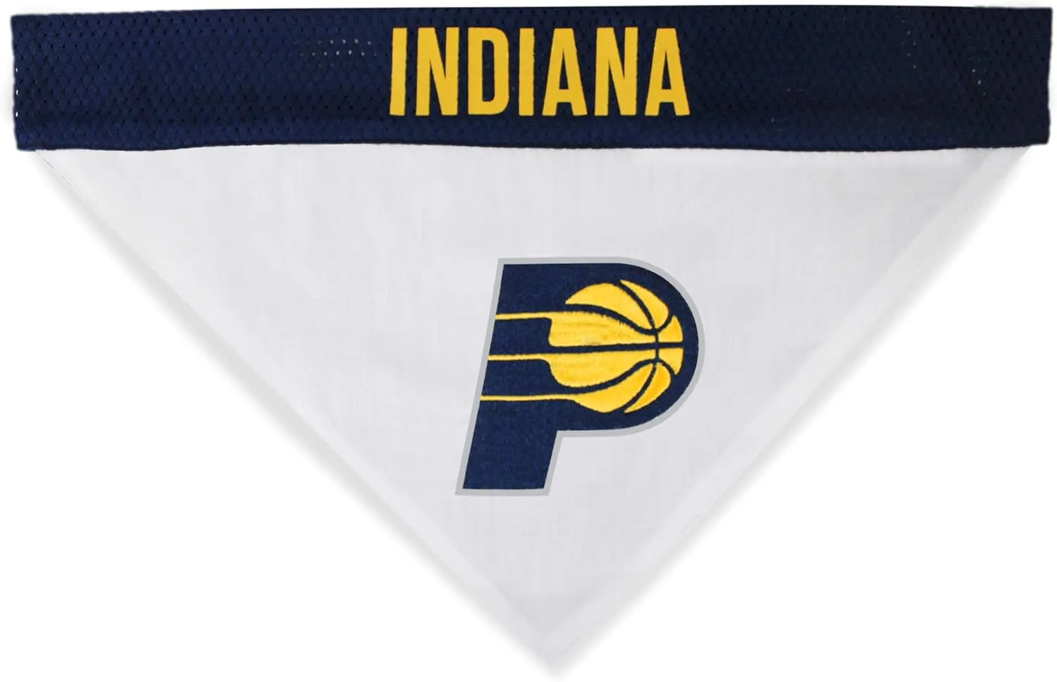 Pets First NBA Dog Bandana - Indiana Pacers Reversible Pet Bandana. 2 Sided Home & Away Sports Bandana with a PREMIUM Embroidery TEAM Logo, Large/X-Large