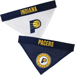 Pets First NBA Dog Bandana - Indiana Pacers Reversible Pet Bandana. 2 Sided Home & Away Sports Bandana with a PREMIUM Embroidery TEAM Logo, Large/X-Large