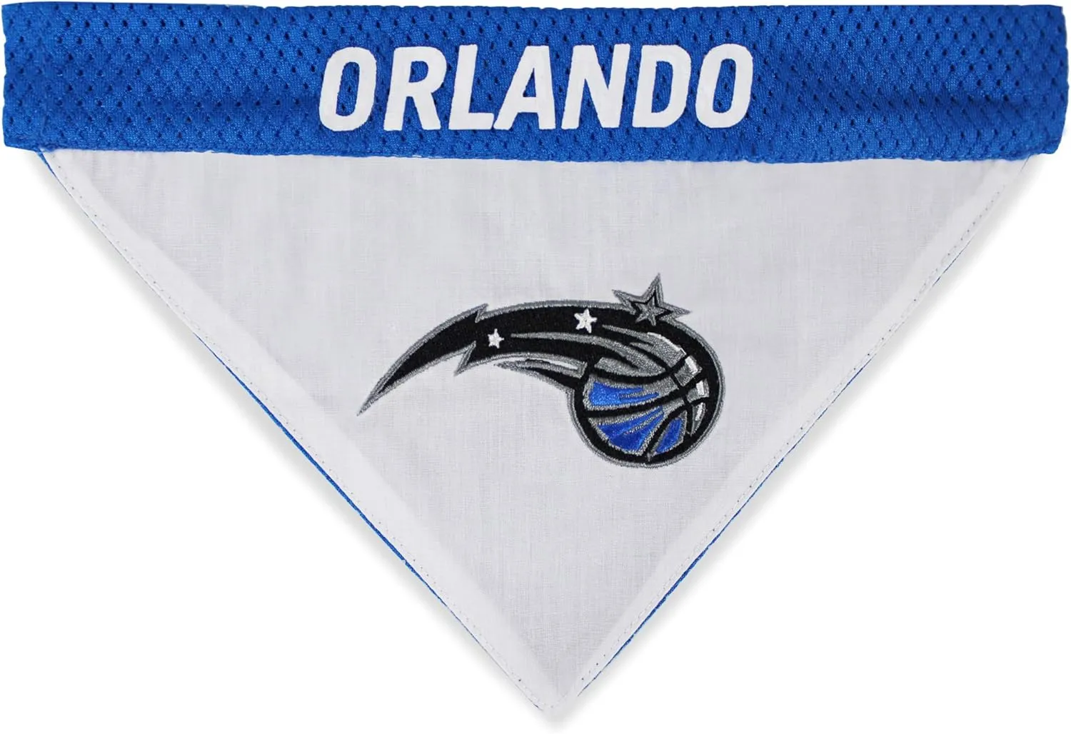 Pets First NBA Dog Bandana - Orlando Magic Reversible Pet Bandana. 2 Sided Home & Away Sports Bandana with a PREMIUM Embroidery TEAM Logo, Large/X-Large