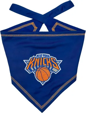 Pets First NBA New York Knicks TIE Bandana, Size Small/Medium. Dog Bandana Scarf Bib for Pet Cat Dog. The Ultimate Game-Day, Party Bandana
