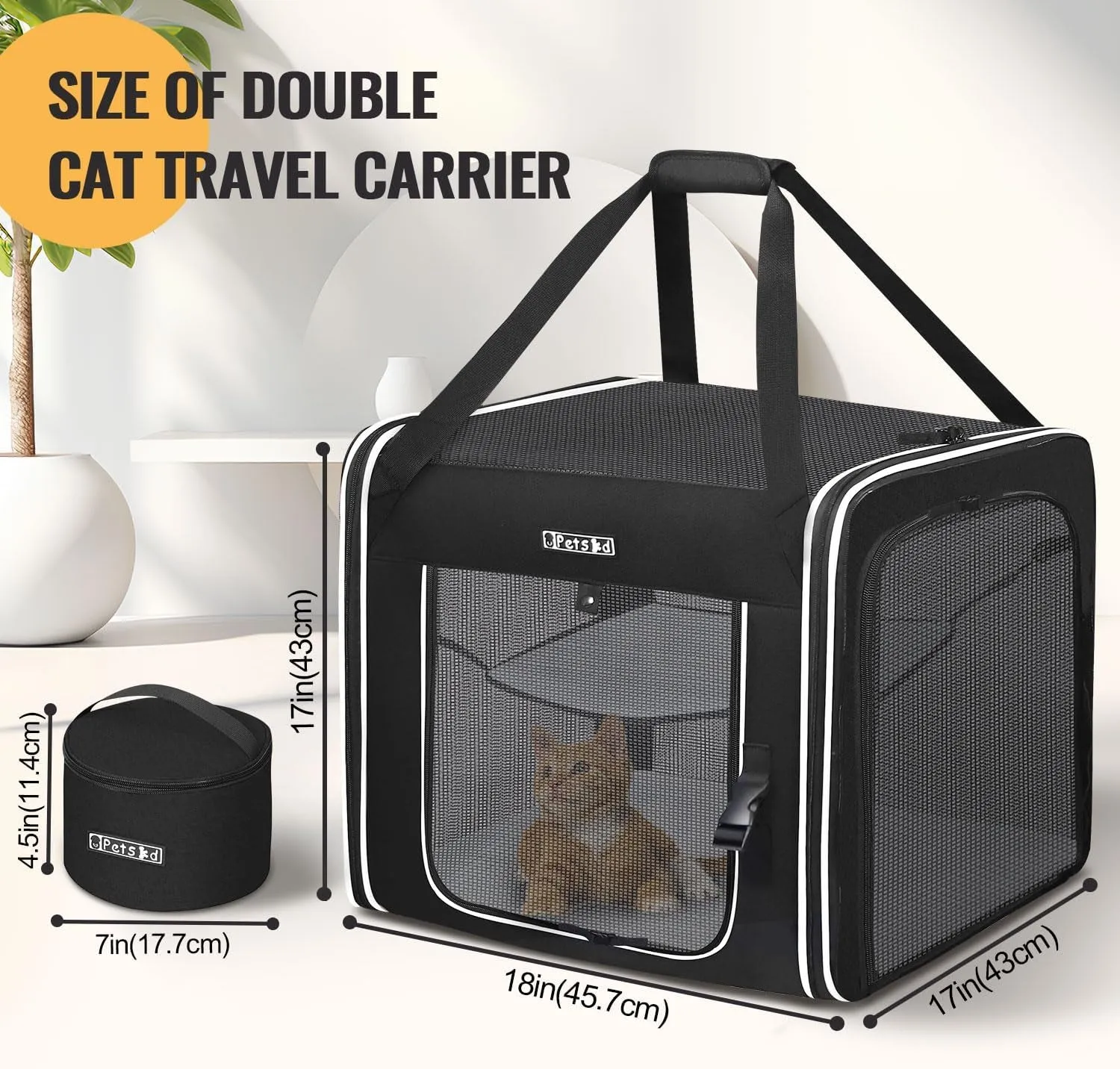 Petskd Multi-Pet Travel Carrier