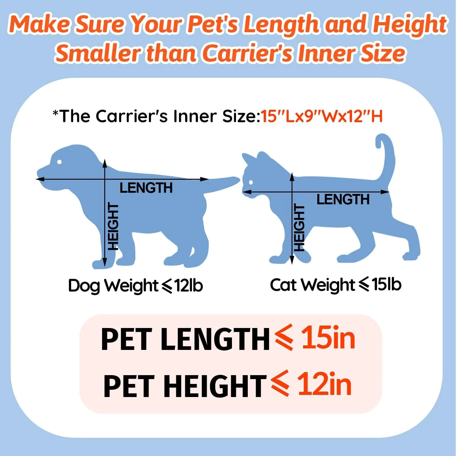Petskd Top and Side Expandable Pet Carrier 18x11x11 Inches Delta United Airline Approved, Soft-Sided Carrier for Small Cats and Dogs with Locking Safety Zippers and Anti-Scratch Mesh(Black)