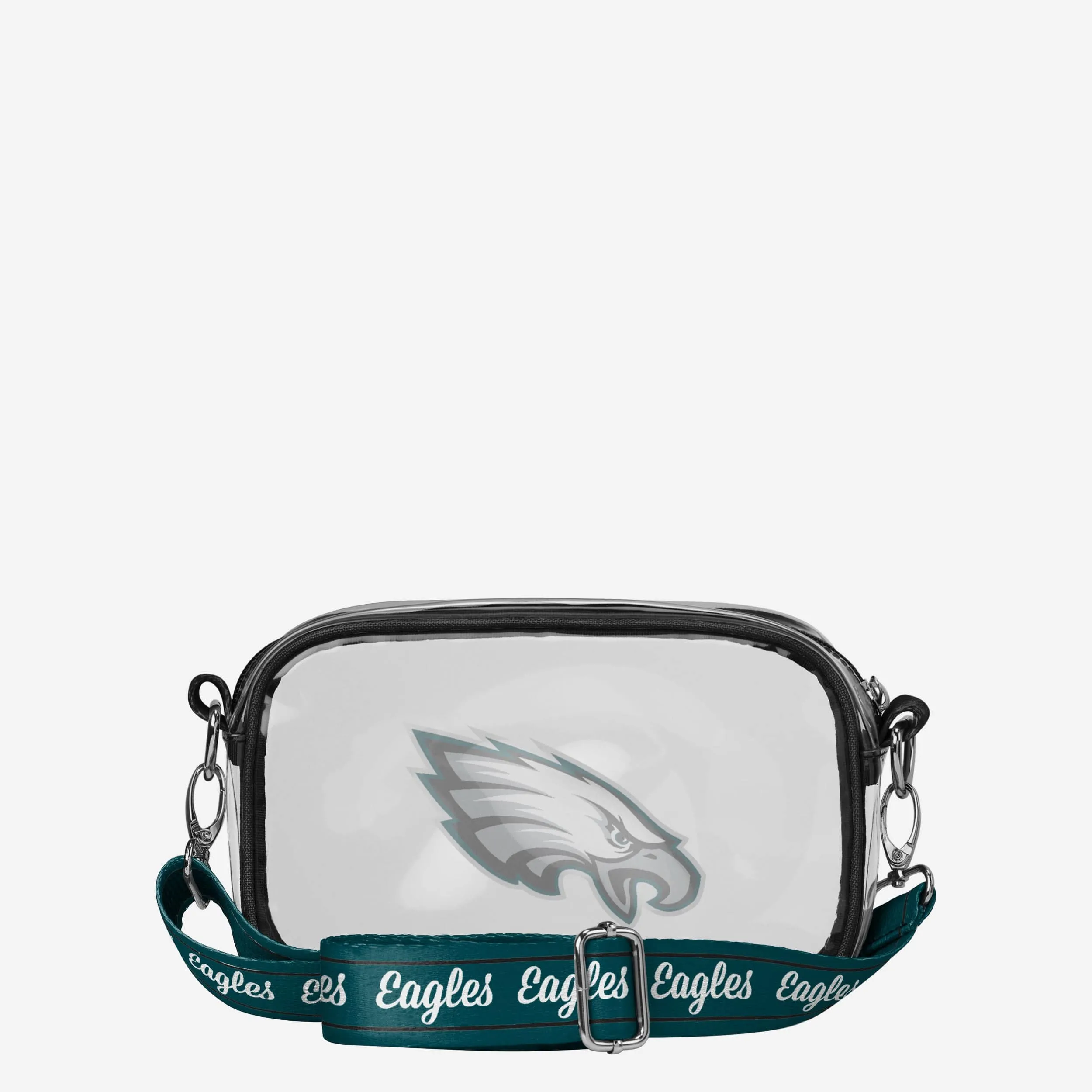 Philadelphia Eagles Team Stripe Clear Crossbody Bag