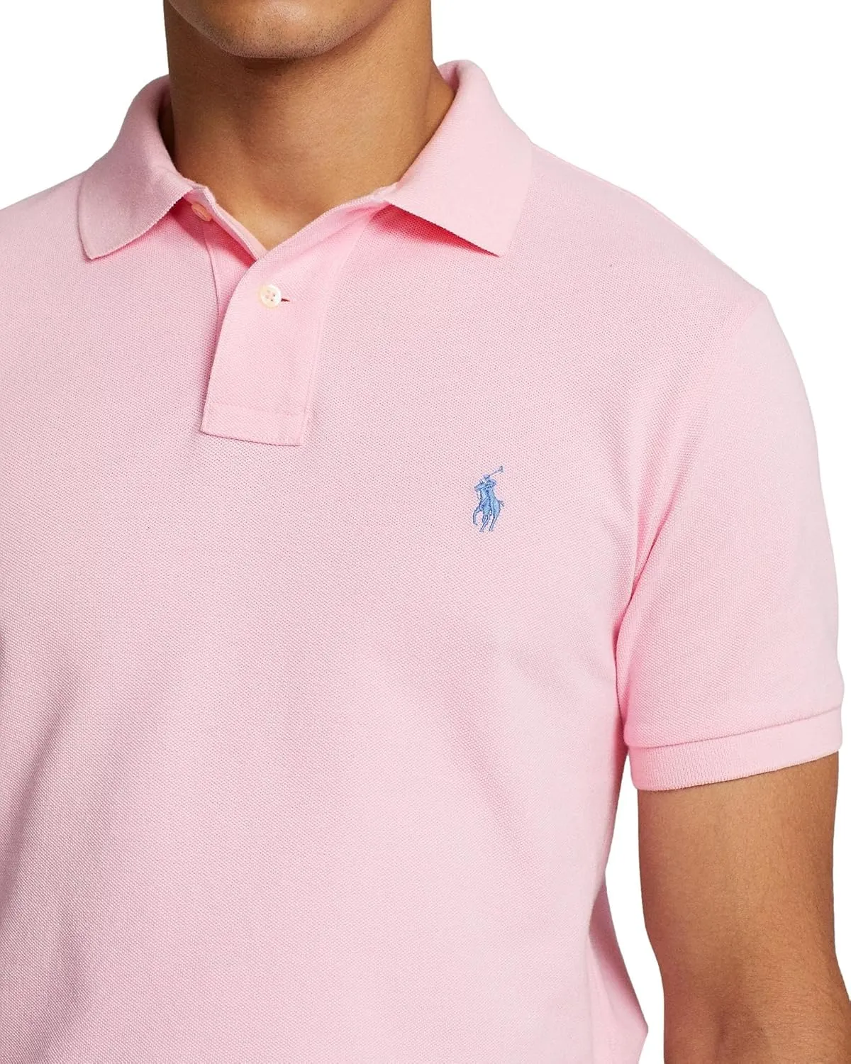 POLO RALPH LAUREN Men's Custom Slim Fit Iconic Mesh Polo