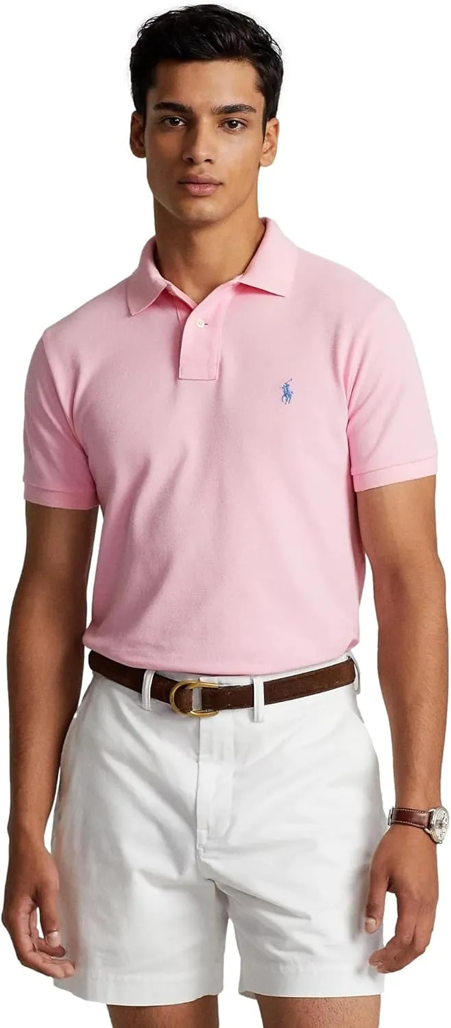 POLO RALPH LAUREN Men's Custom Slim Fit Iconic Mesh Polo
