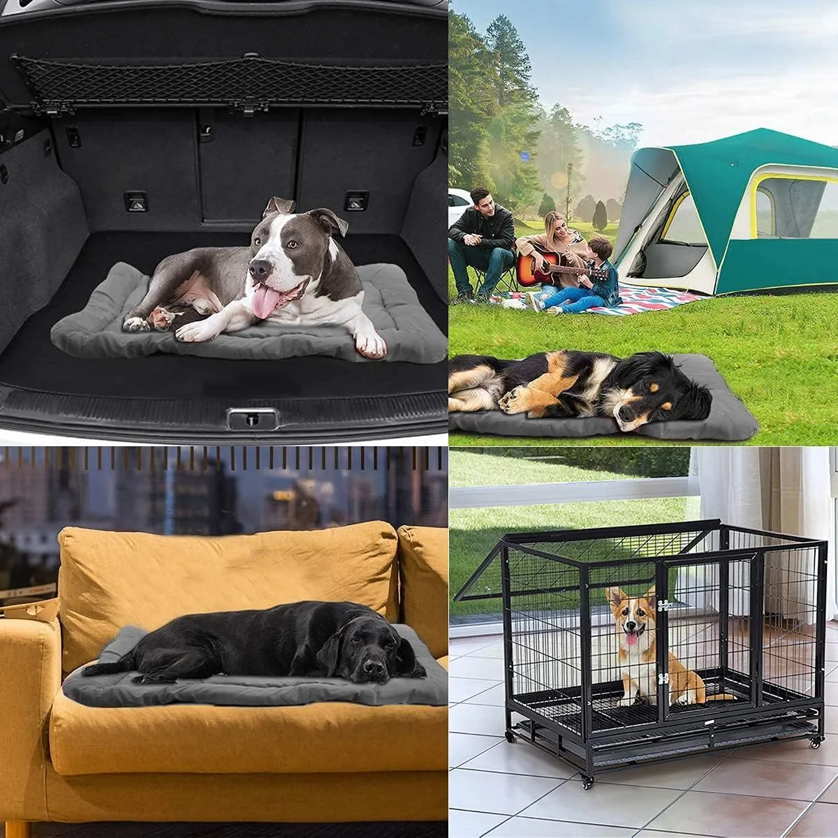 Portable Dog Bed - Travel & Camping Pet Comfort Mat