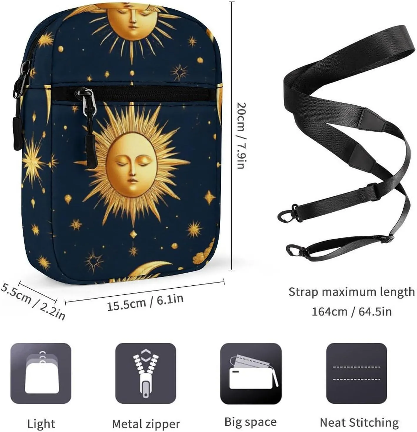 Portable Mini Crossbody Bag, Casual Small Travel Pouch Cell Phone Handbags Waterproof Messenger Bags