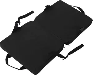 Portable Stadium Seat, Seat, Padded Folding Chair Cushion Outdoor Camping Seats & Cushions with Backrest Bleacher Lightweight Handle and Pocket, Black