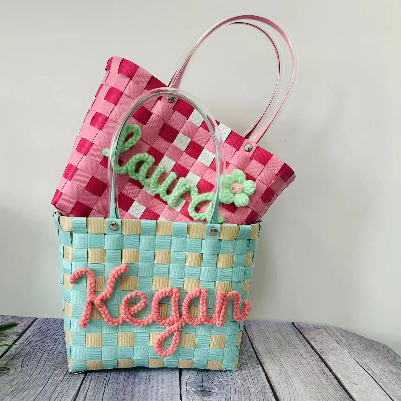 PREORDER: Custom Weaved Name Totes 5.12.25