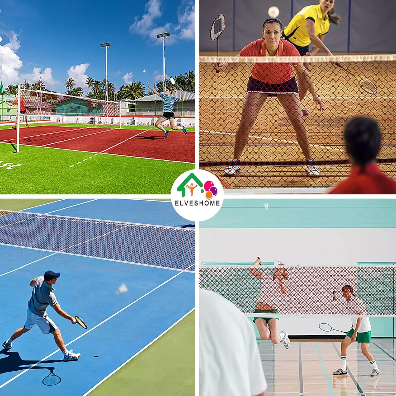 Professional Portable Badminton Net - 20FT X 2.5FT, Ideal for Backyard, Beach, Schoolyard & Competition, Includes Carrying Bag
