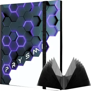 Prysma3D Album Binder Compatible with Pokemon Cards Magic Yu Gi Oh and Trading Cards Capacity 360 Cards 40 Pages Collectible Game Figurines Gift Idea