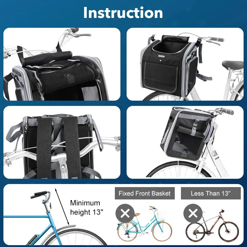PupPack™ Pro – Bike Carrier for Small Pets