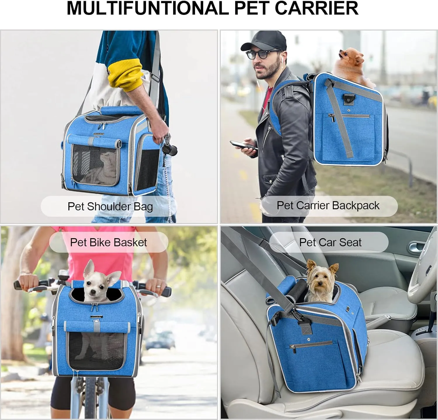 PupPack™ Pro – Bike Carrier for Small Pets