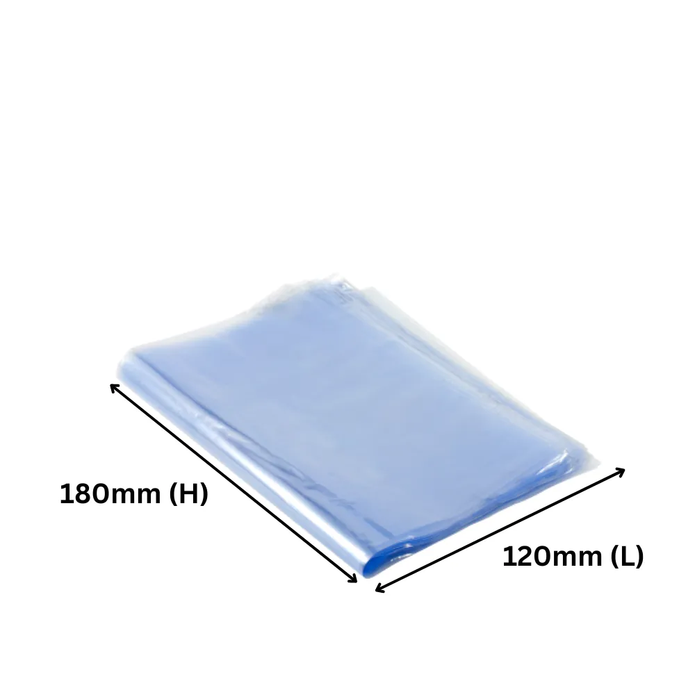 PVC Heat Shrink Wrap Bags - 120x180mm