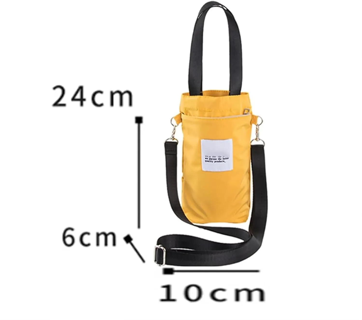 Qudai Water Bottle Pouch with Strap, Qudai Bottle Bags, Large Size Crossbody Portable Hand-Held Water Cup Buggy Bag, Outdoor Multifunctional Bag, for Hiking Travel