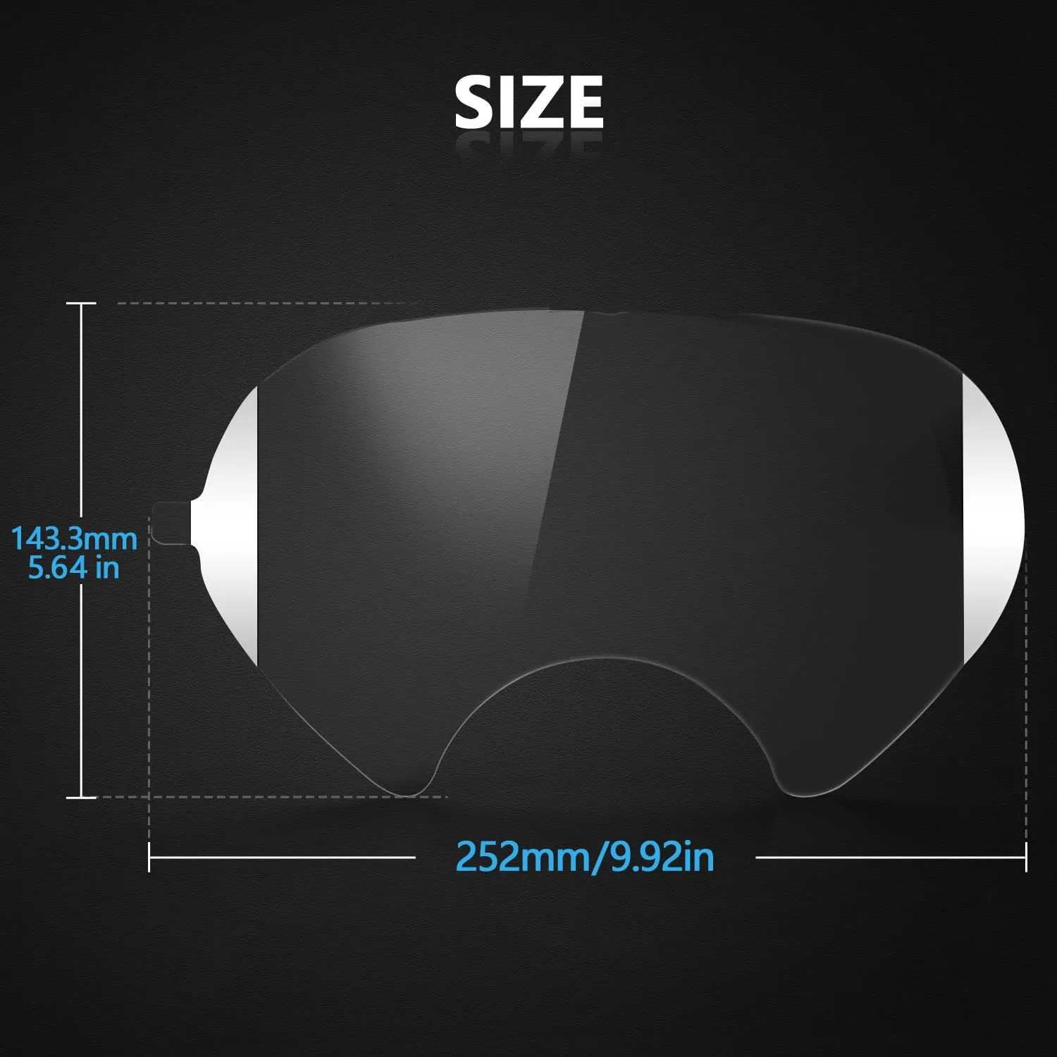 QZQ 45 Pack Peel Off Lens Cover Compatible for 3M 6885, 6000, 6700, 6800, 6900 Series Respirator Mask, Faceshield Protective Cover