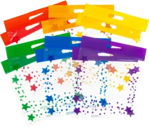Really Good Stuff Group-6 Color Storage Bags - Set of 12