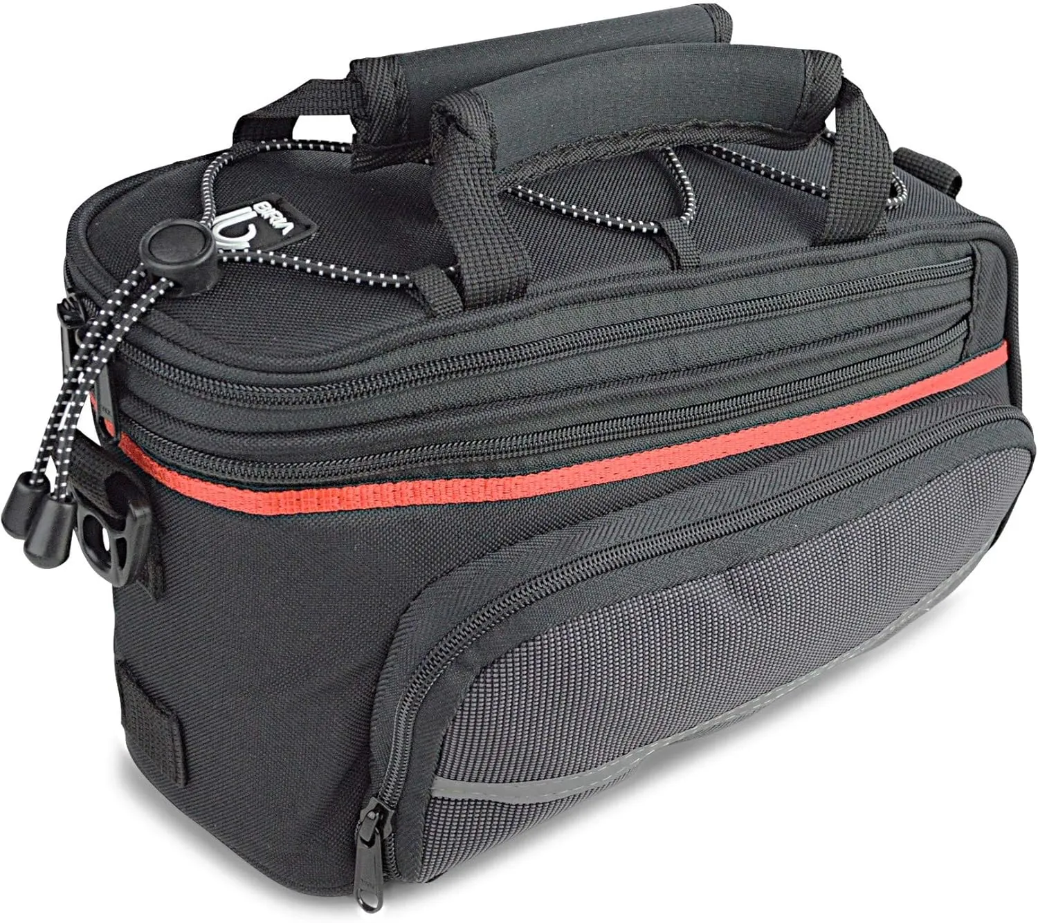 Rear Rack Bag with Retractable Side panniers, Bicycle Rack Bag Picolo