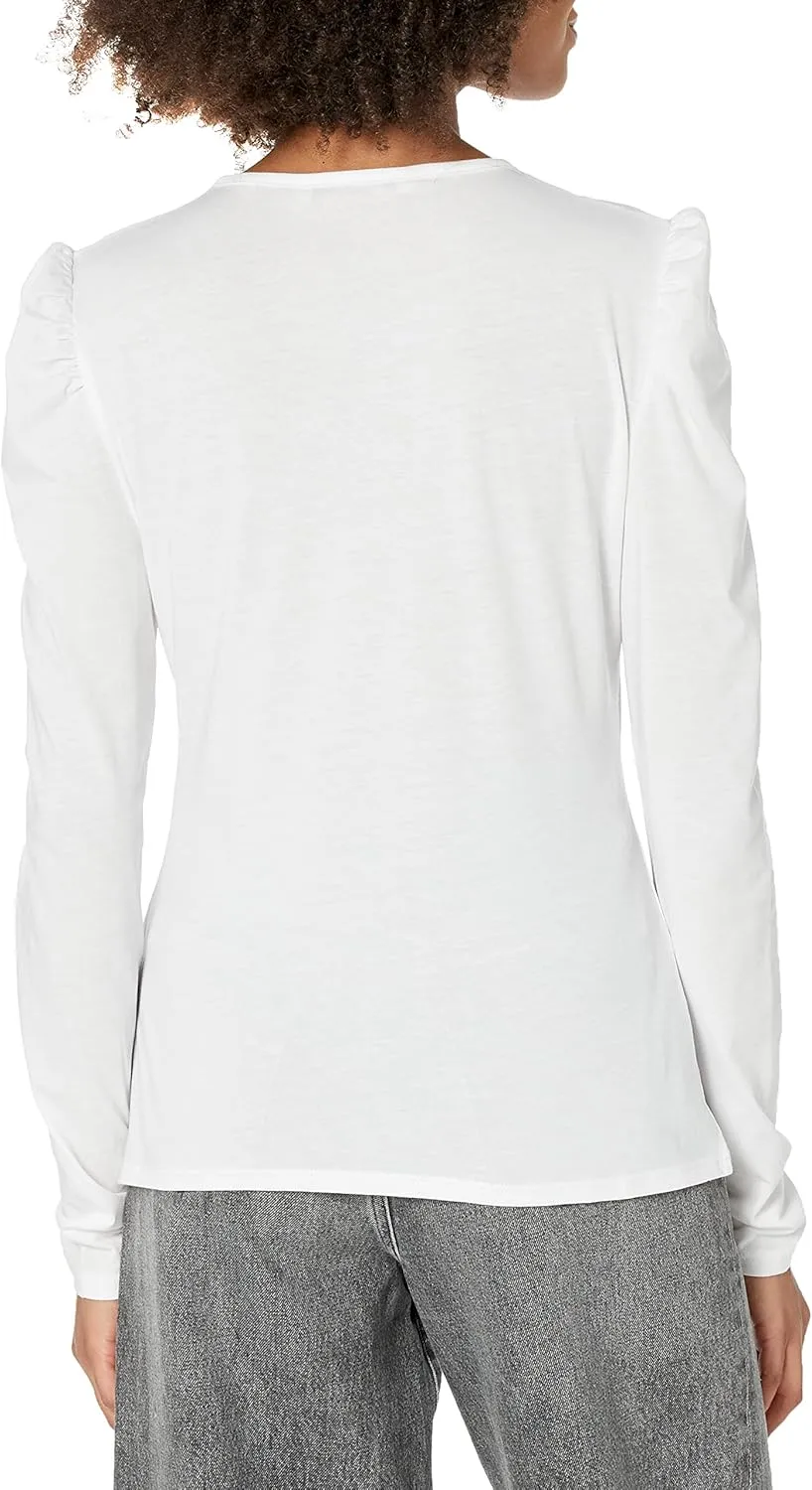 Rebecca Taylor Women's Ruched Long Sleeve Top