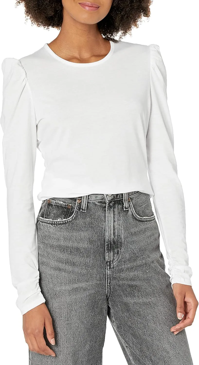 Rebecca Taylor Women's Ruched Long Sleeve Top