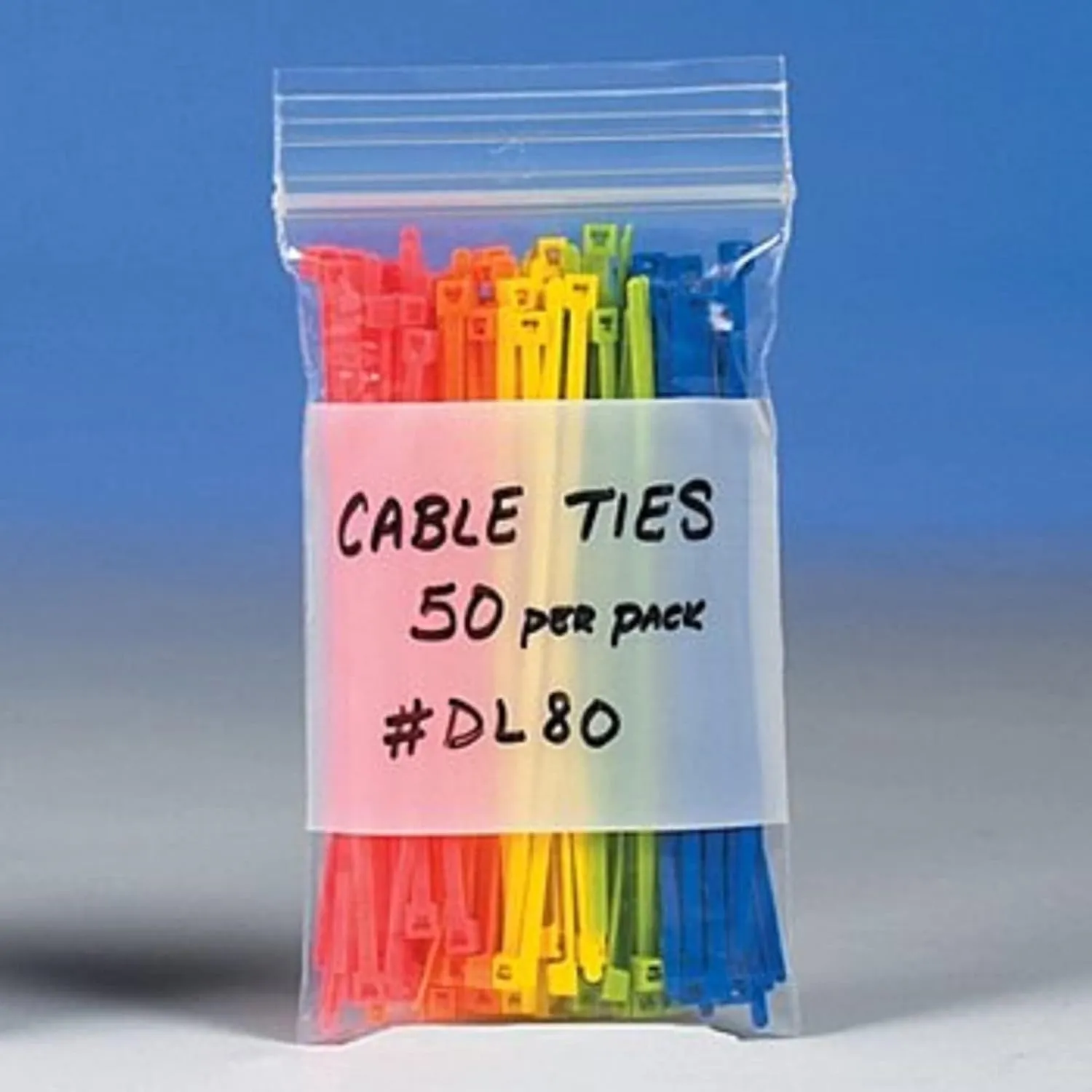 Reclosable Zip Poly Bags Write On Block, 4Mil 5" X 8W" & 100 Bags | LDPE Material, Clear Plastic with Resealable Lock Seal Zipper | Resealable Zip Top Lock For Travel, Storage, Packaging & Shipping
