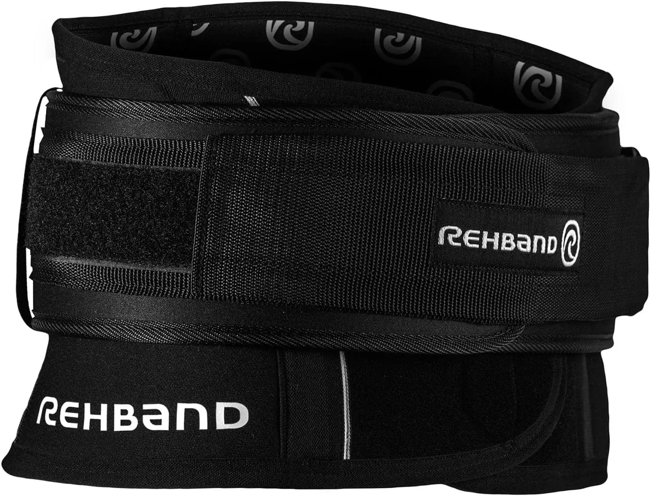 Rehband X-RX Back Support, Heavy Weightlifting Support 7mm Neoprene, 2-in-1 Back Support with Integrated Lifting Belt for Heavy Weight Lifting Workouts