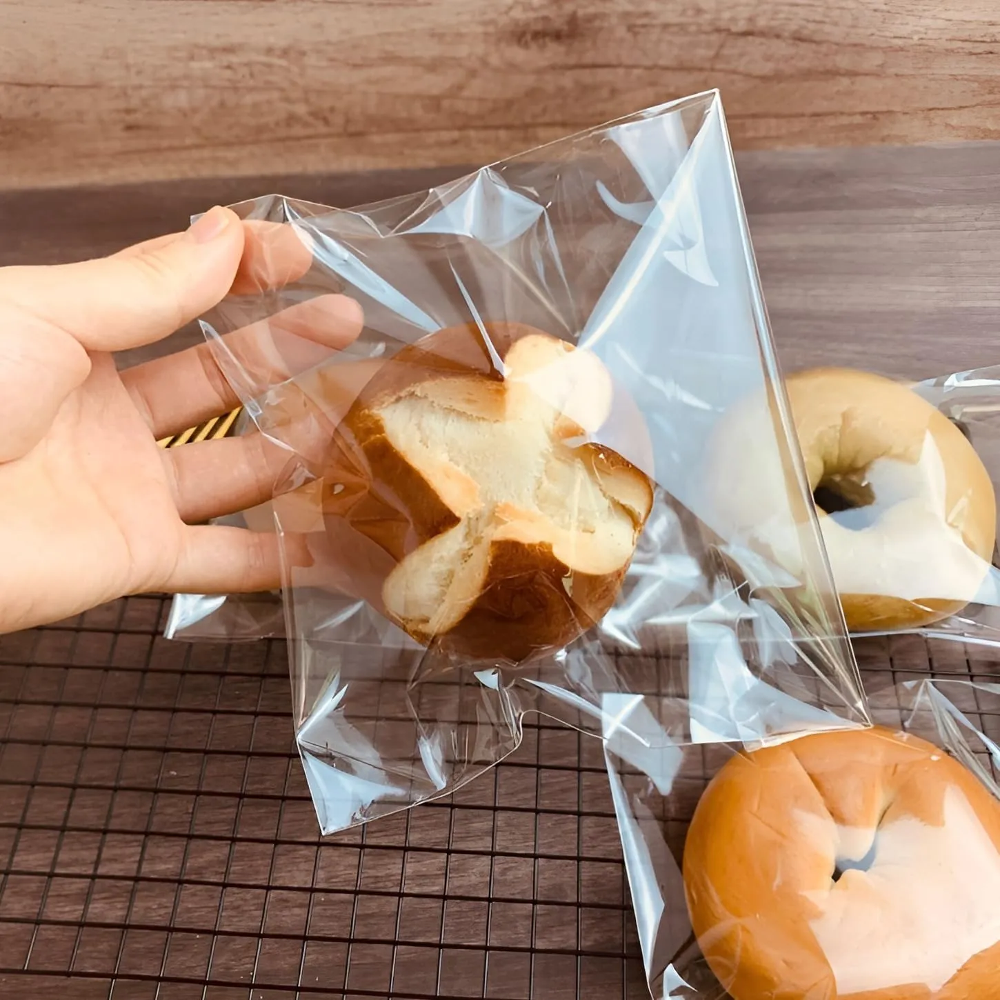 Resealable Cellophane Baggies 1000 Count 5" x 5" Self Seal Cello Wraping Resealable Square OPP Baggies for Bakery Cookies Candy Soap Cards Snacks Gift Favor Jewelry