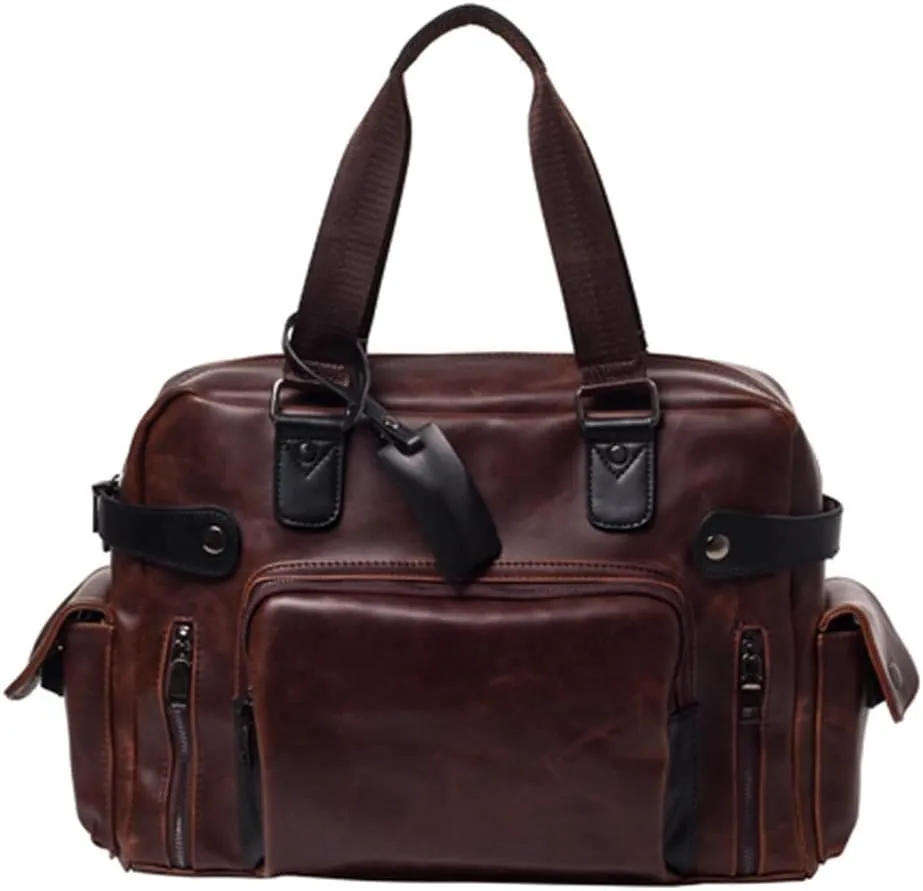 Retro Handbag Trend Men's File Computer Bag Casual Shoulder Crossbody Bag Men's Bag