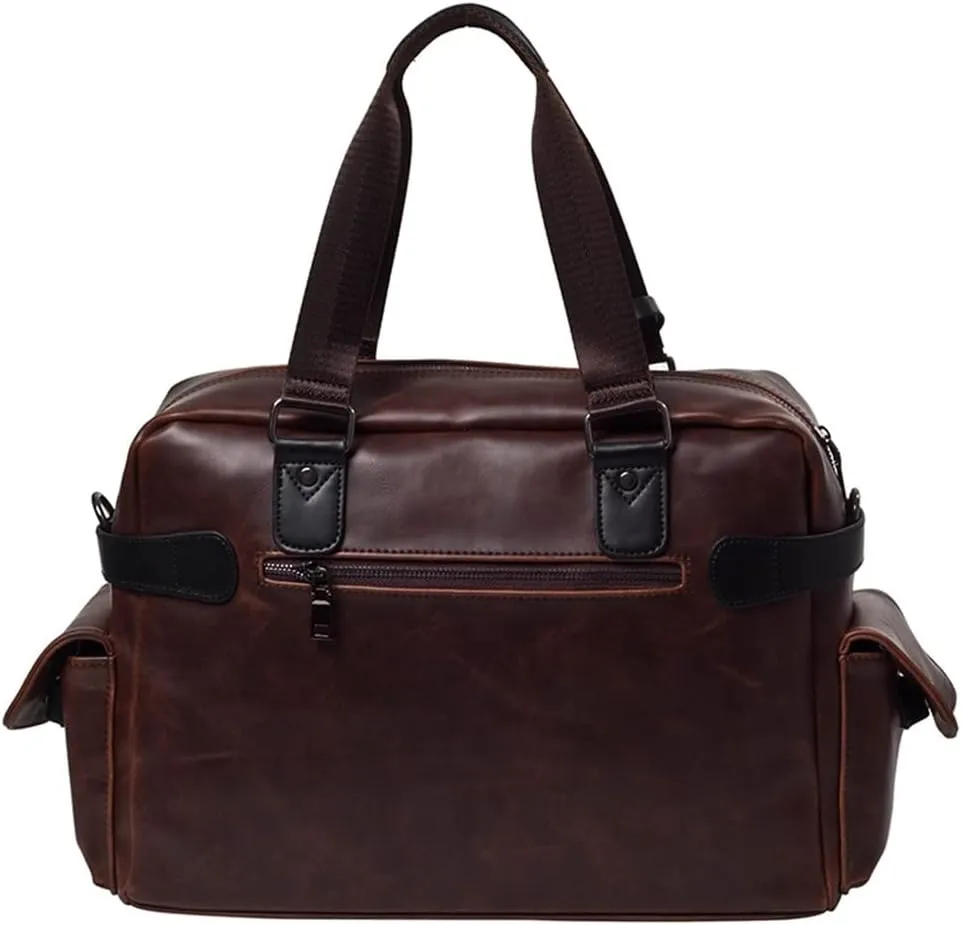 Retro Handbag Trend Men's File Computer Bag Casual Shoulder Crossbody Bag Men's Bag