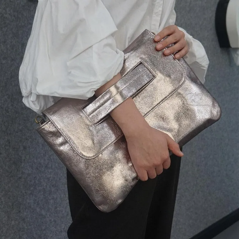 Retro Handbag With Sleeve Crossbody Shoulder Bag With Sleeve