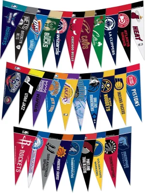 Rico Industries NBA Basketball Complete 4" x 9" Felt Mini Pennant League Set (Includes ALL Teams)