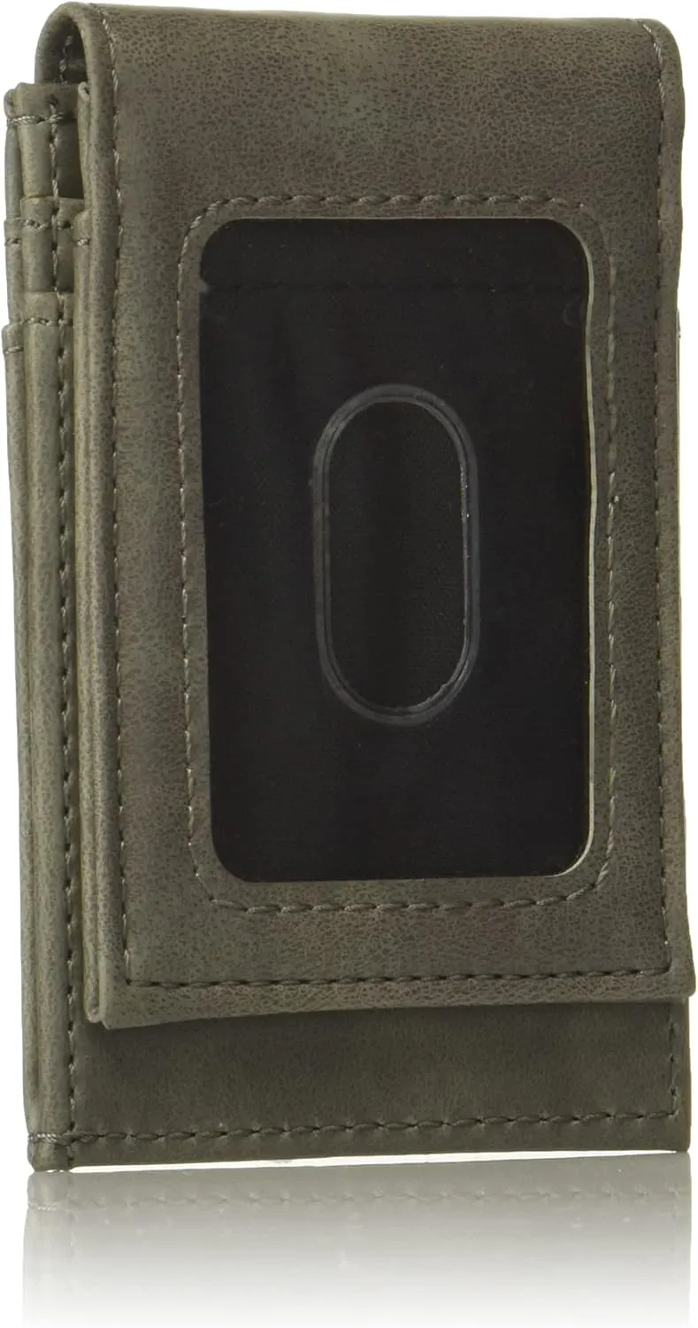 Rico Industries NBA Basketball Laser Engraved Front Pocket Wallet - Compact/Comfortable/Slim