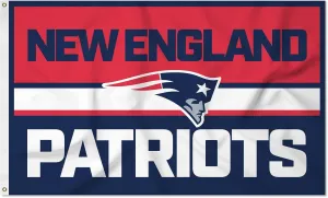 Rico Industries NFL Football Bold 3' x 5' Banner Flag Single Sided - Indoor or Outdoor - Home Décor