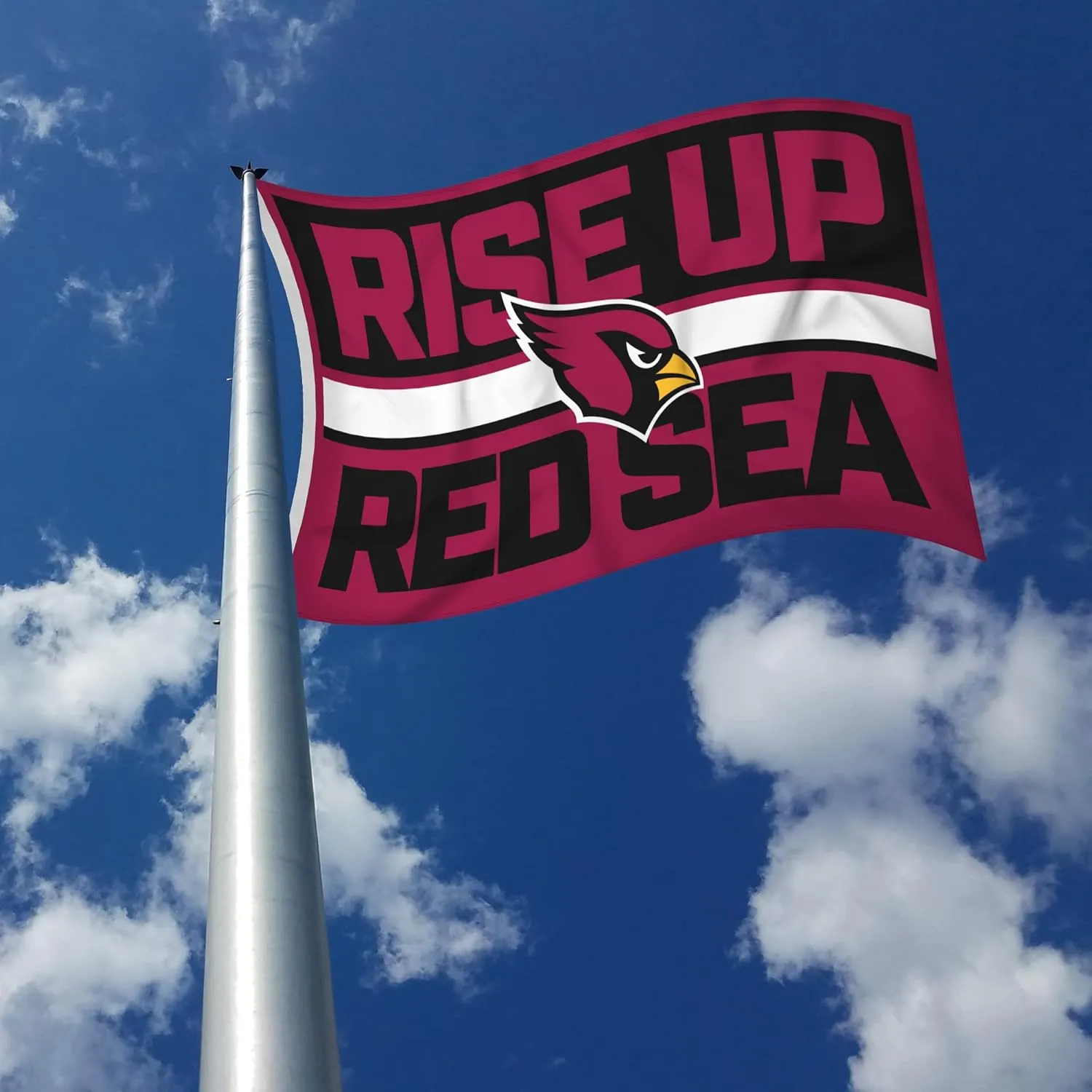 Rico Industries NFL Football Bold 3' x 5' Banner Flag Single Sided - Indoor or Outdoor - Home Décor